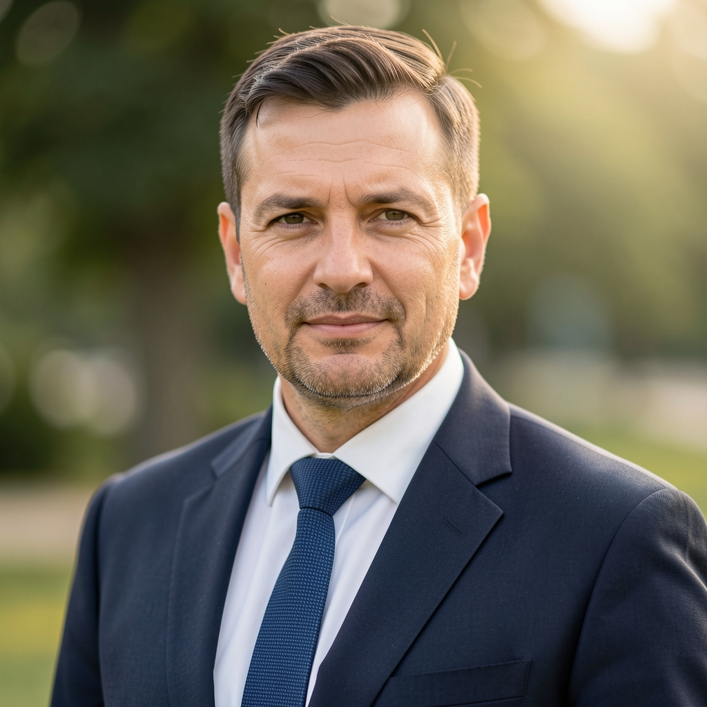 Marko Đorđević – osnivač i glavni urednik Velquanta platforme, muškarac srednje dobi u poslovnoj odeći